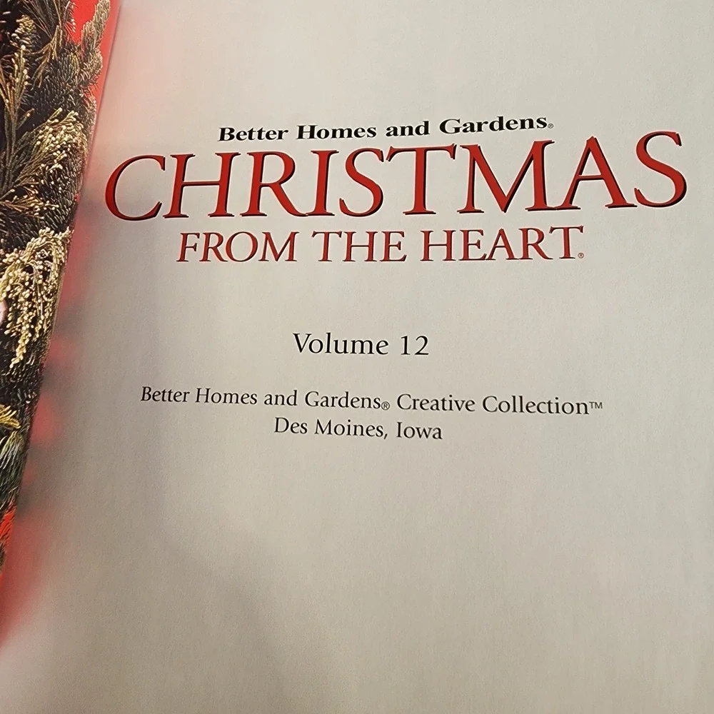 4 BETTER‎ HOMES AND GARDENS CHRISTMAS FROM THE HEART BKS - Various Volumes